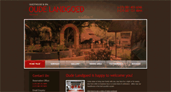 Desktop Screenshot of oudelandgoed.co.za